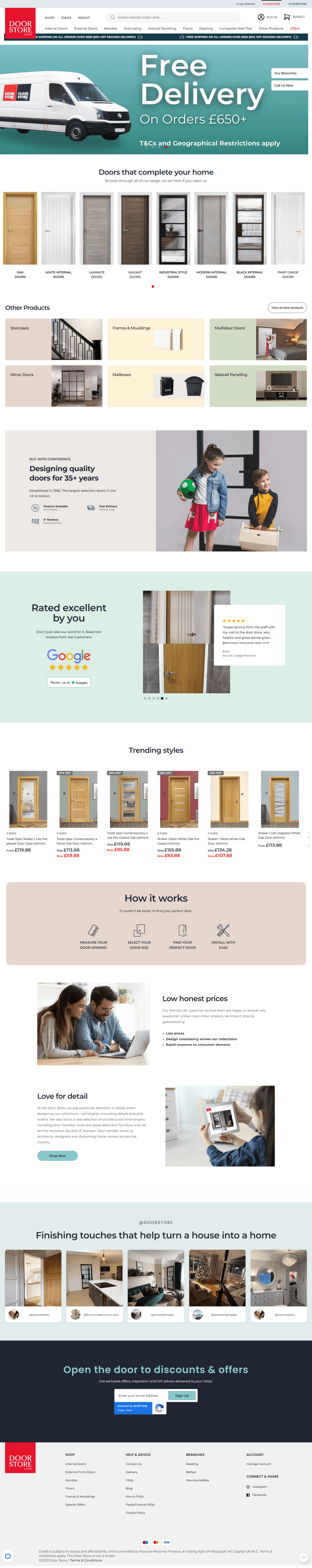 Doorstore - Homepage