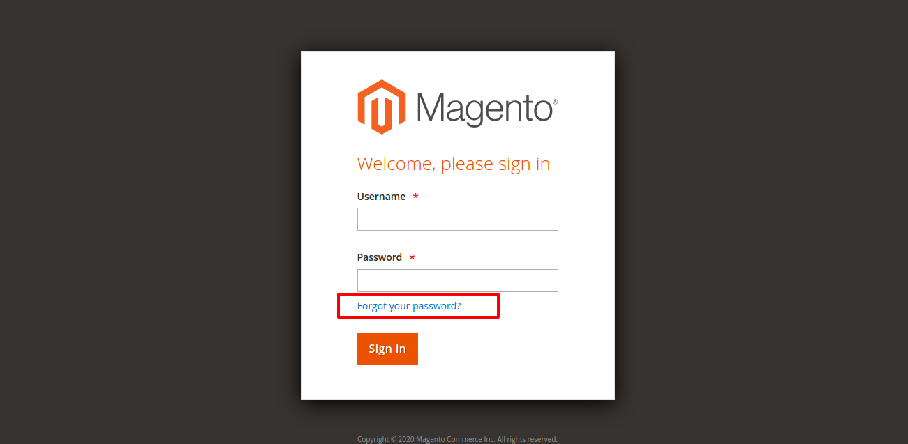 How to Reset Magento 2 Admin user password?