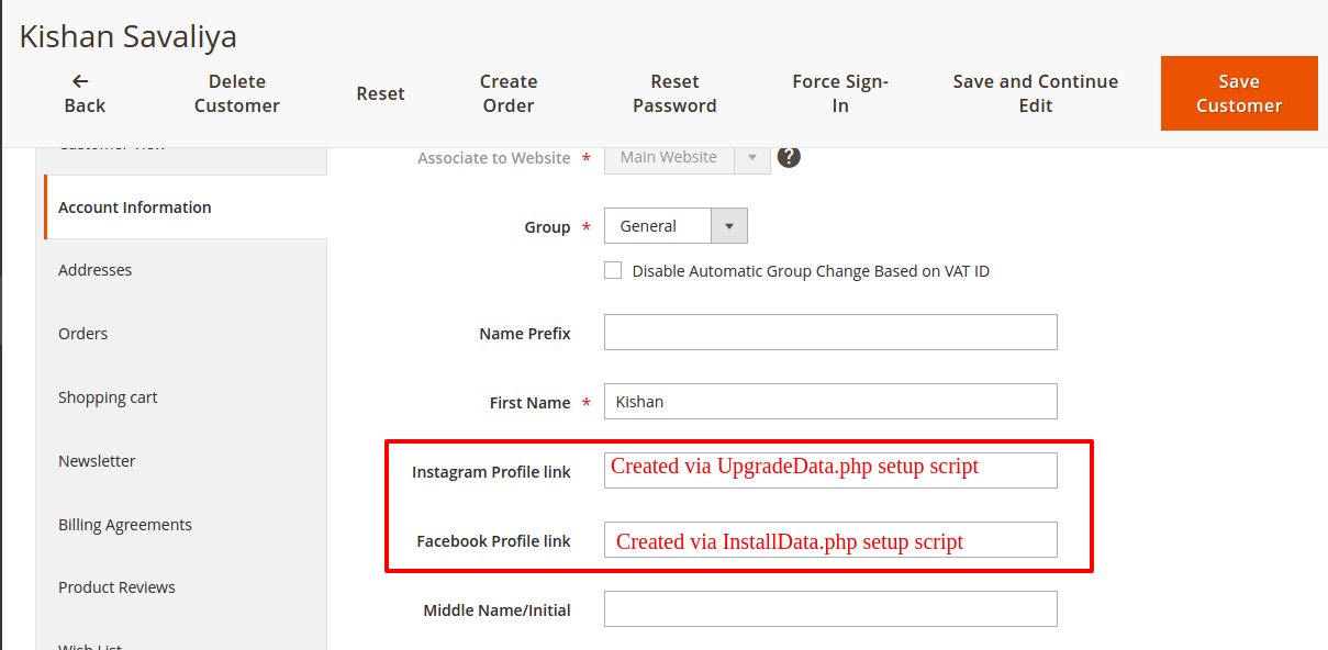 How to create custom customer attribute in Magento 2