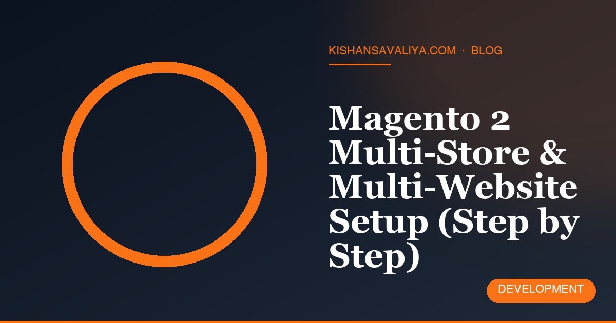 Magento 2 Multi-Store & Multi-Website Setup (Step by Step)