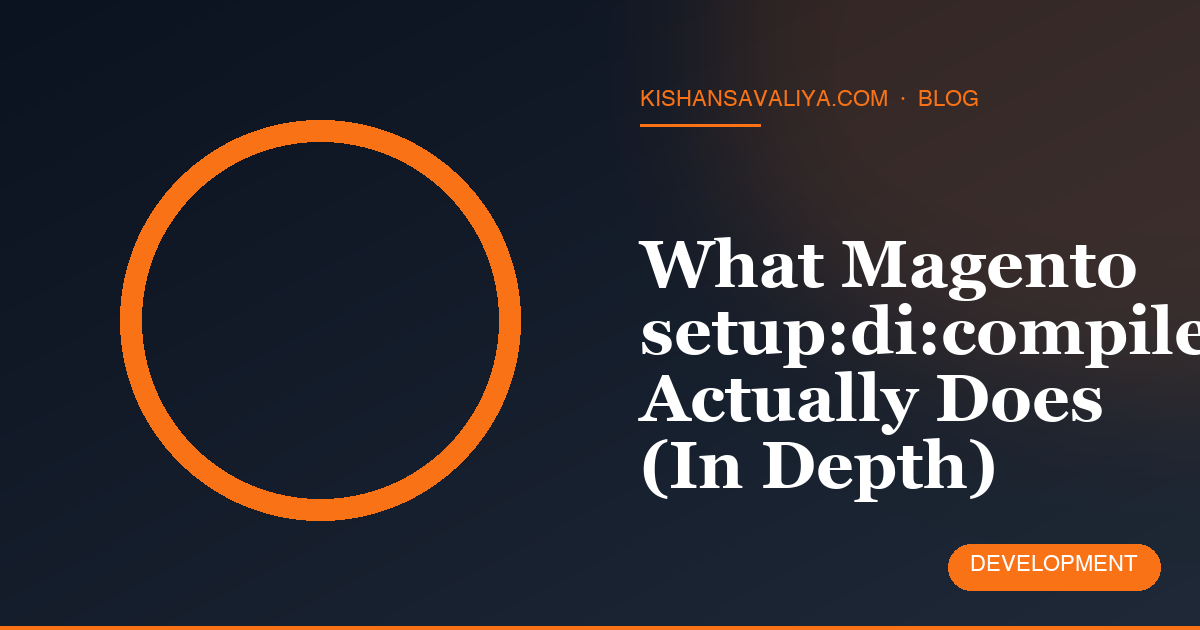 What Magento setup:di:compile Actually Does (In Depth)