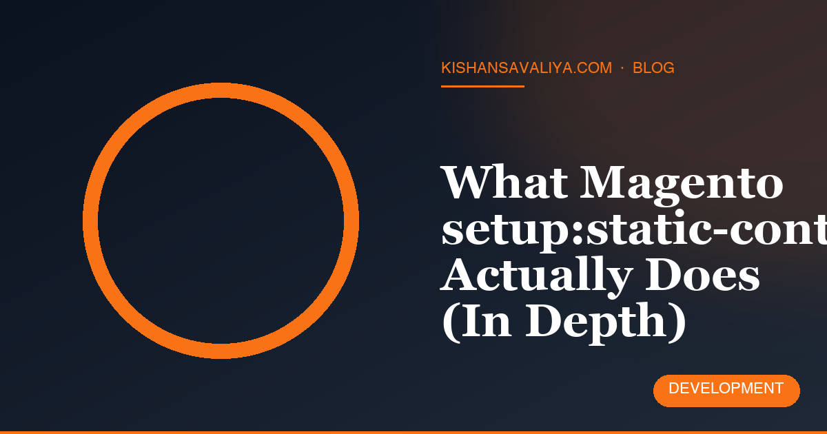 What Magento setup:static-content:deploy Actually Does (In Depth)