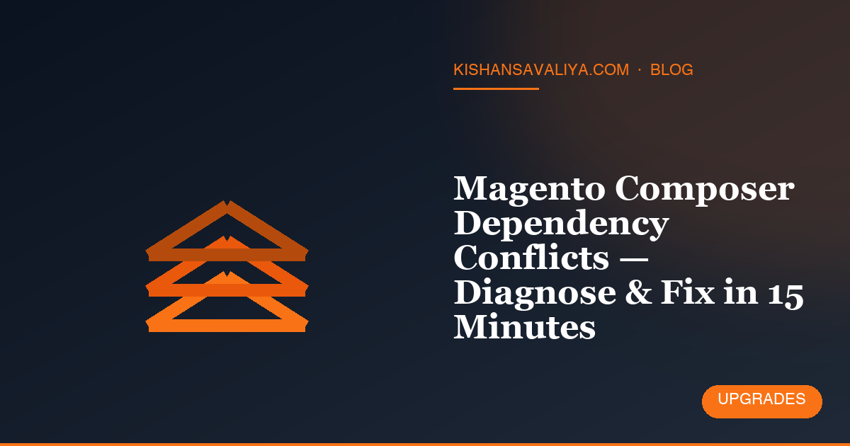 Magento Composer Dependency Conflicts — Diagnose & Fix in 15 Minutes
