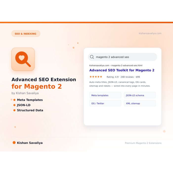 Advanced SEO Extension for Magento 2