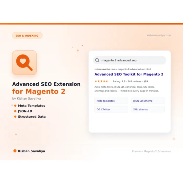 Advanced SEO Extension for Magento 2