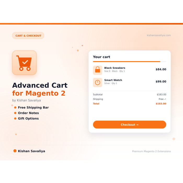Advanced Cart for Magento 2