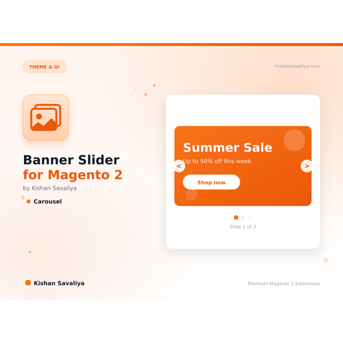 Banner Slider for Magento 2