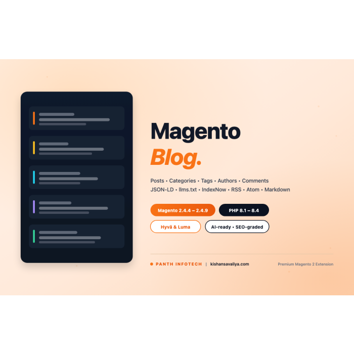 Panth Blog for Magento 2
