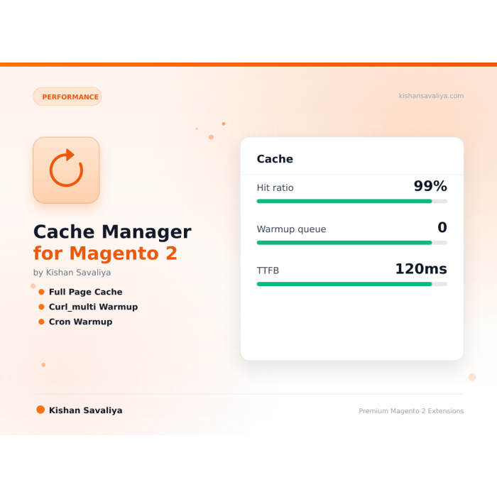 Cache Manager for Magento 2