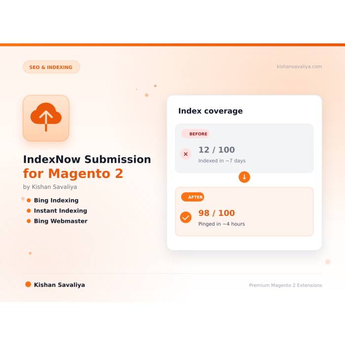 IndexNow Submission for Magento 2