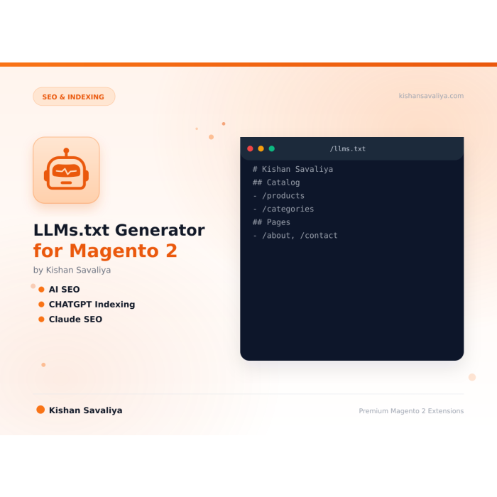 LLMs.txt Generator for Magento 2