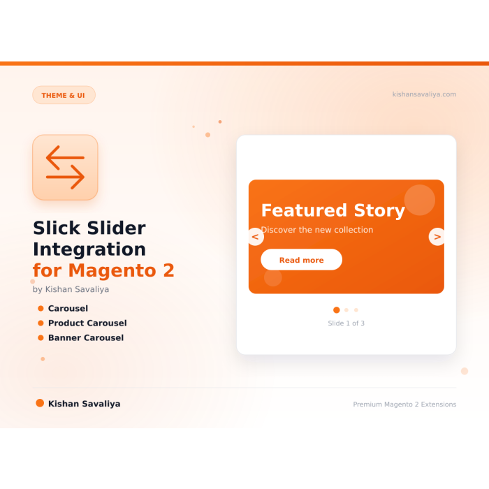 Slick Slider Integration for Magento 2