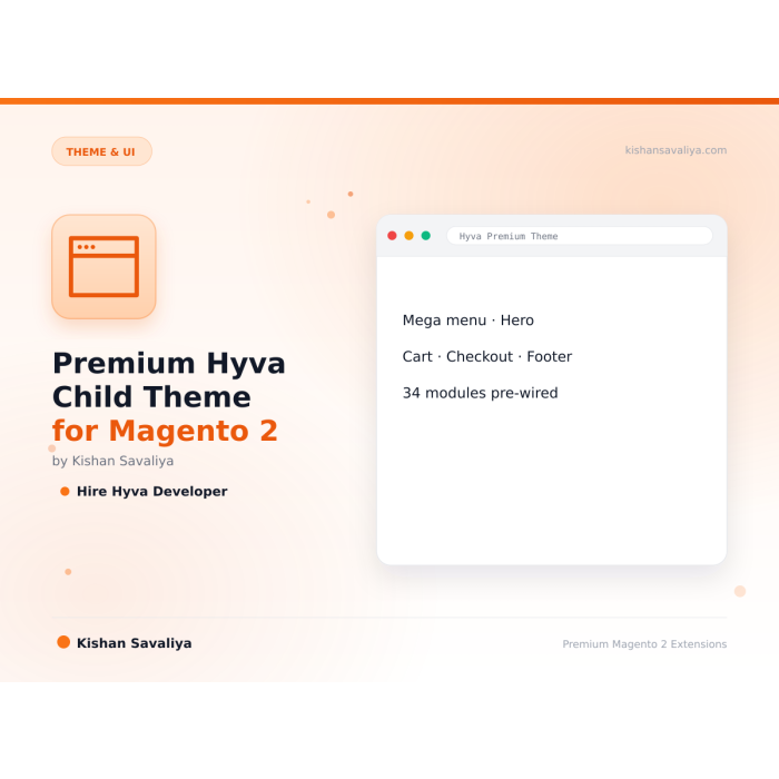 Premium Hyva Child Theme for Magento 2