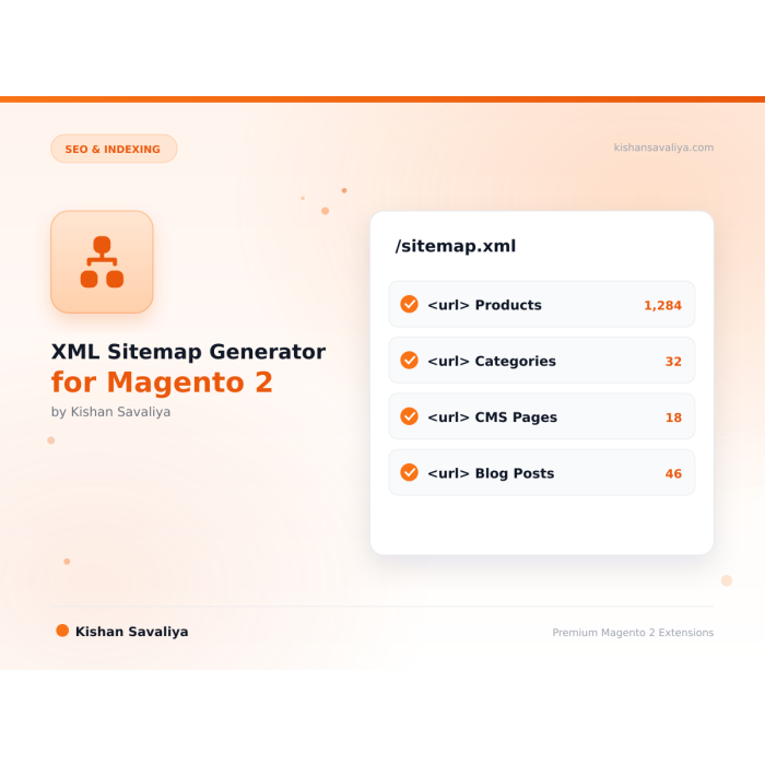 XML Sitemap Generator for Magento 2