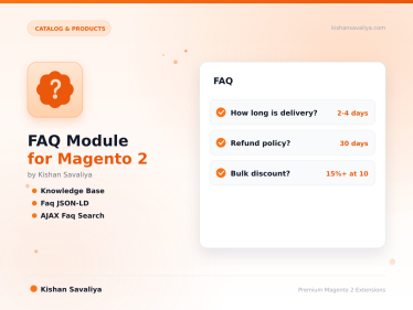 FAQ Module for Magento 2 with FAQPage Schema