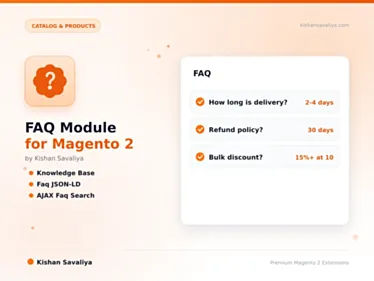 FAQ Module for Magento 2 with FAQPage Schema