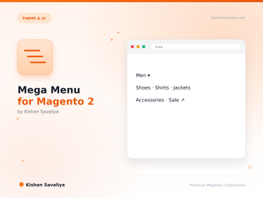 Mega Menu for Magento 2 — Multi-Level Dropdown Navigation