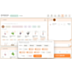 Drag-and-drop layout editor of the Magento 2 POS terminal - freely moving and resizing panels on a grid