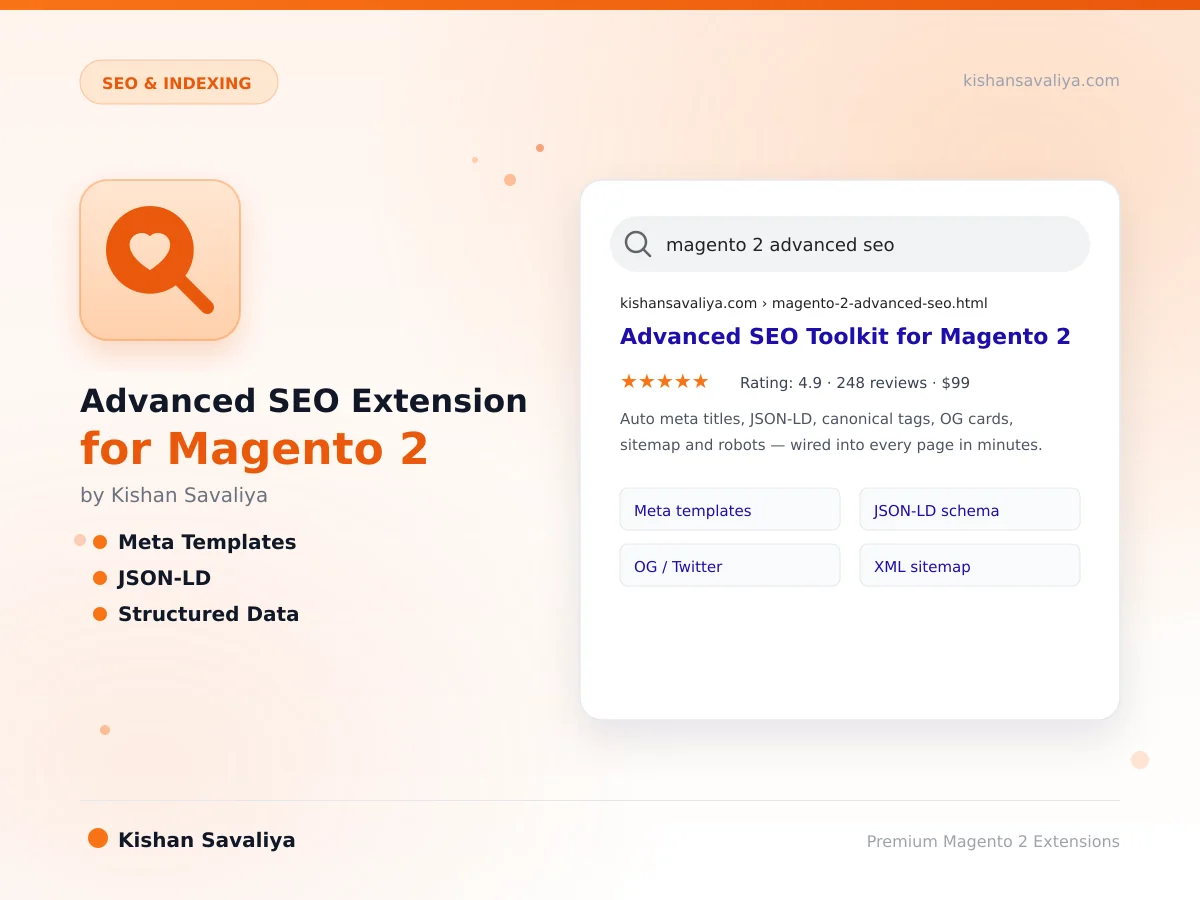 Advanced SEO Extension for Magento 2