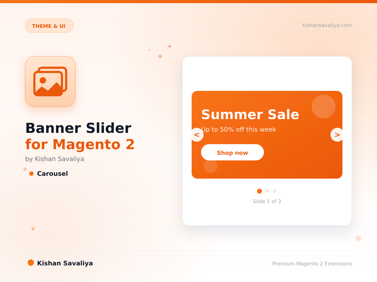Banner Slider for Magento 2