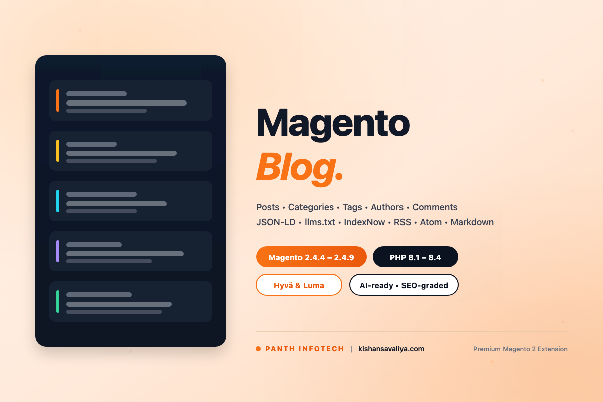 Panth Blog for Magento 2