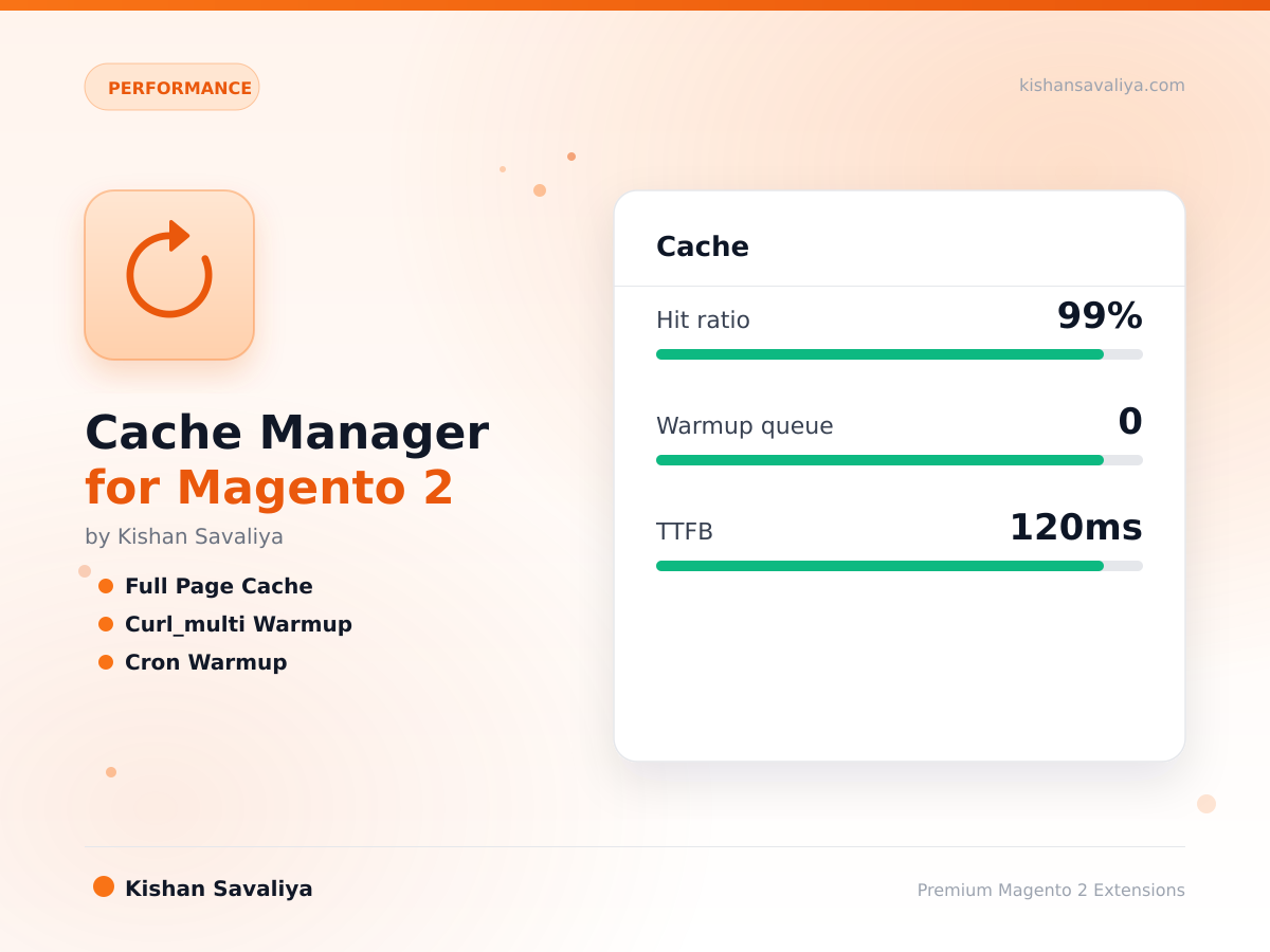 Cache Manager for Magento 2