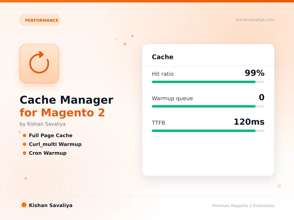 Cache Manager for Magento 2