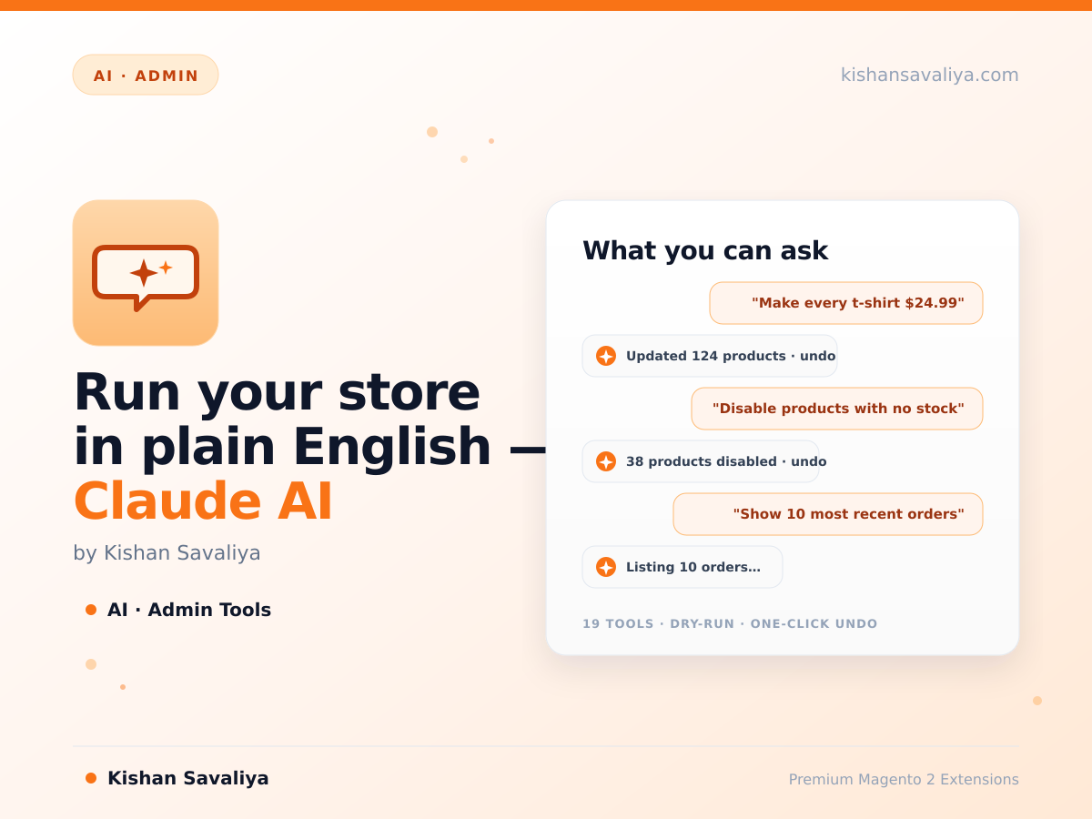 Magento 2 Automation with Claude AI