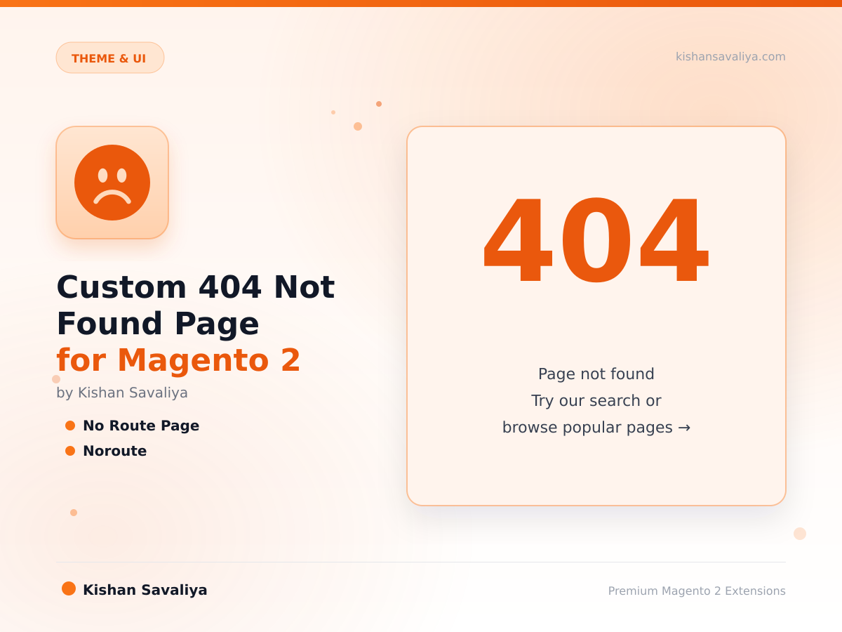 Custom 404 Not Found Page for Magento 2