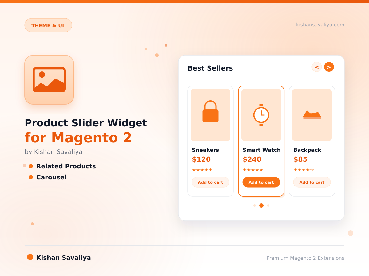 Product Slider Widget for Magento 2