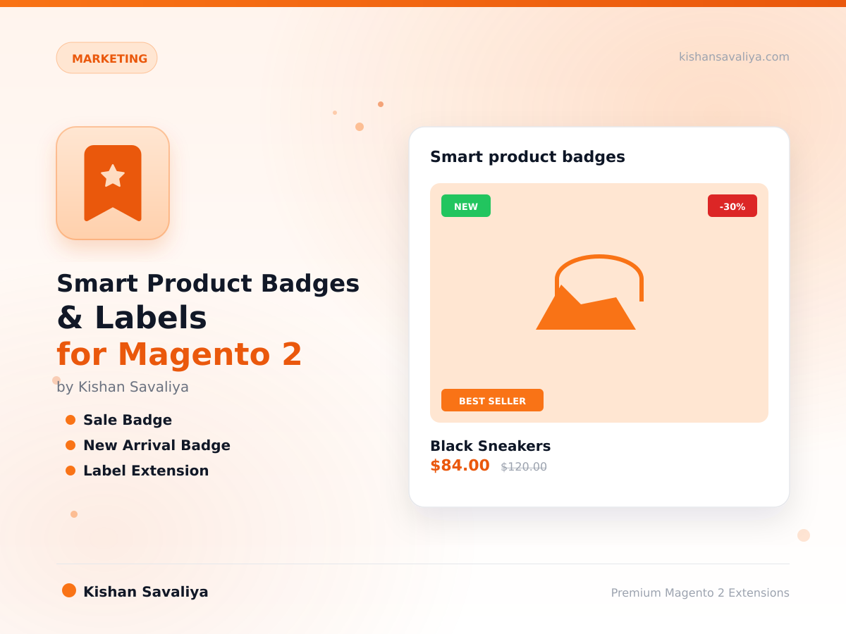Smart Product Badges & Labels for Magento 2