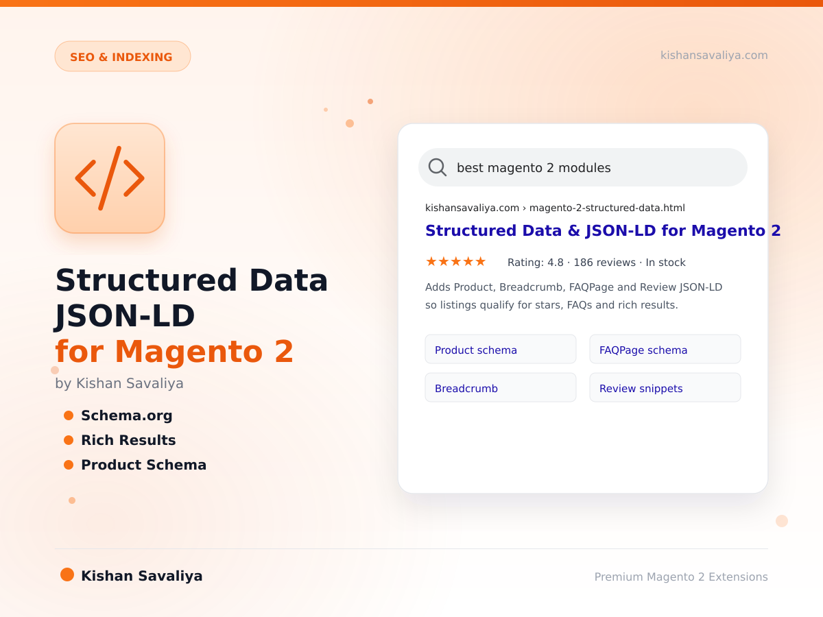 Structured Data JSON-LD for Magento 2