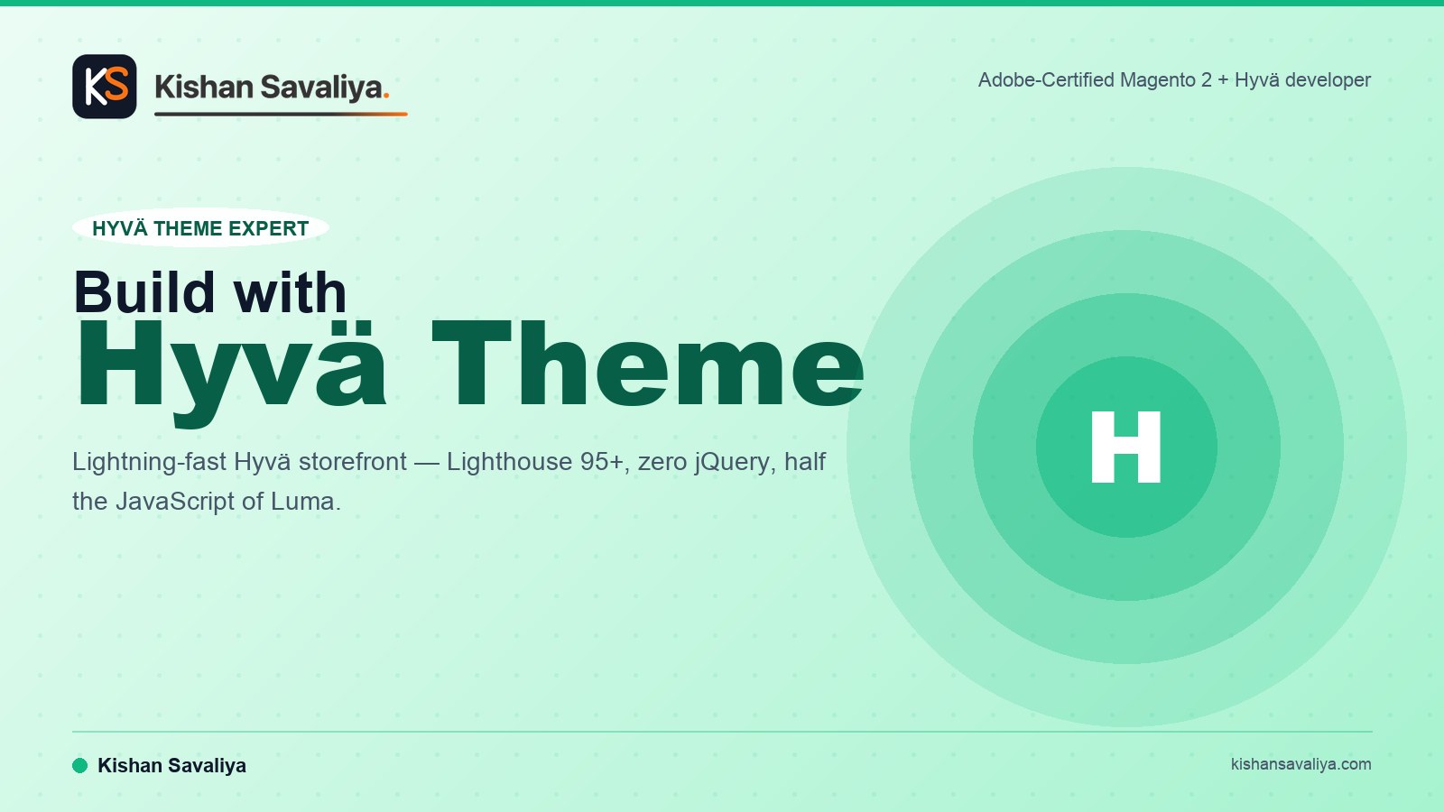 Hyvä theme development and Luma to Hyvä migration service