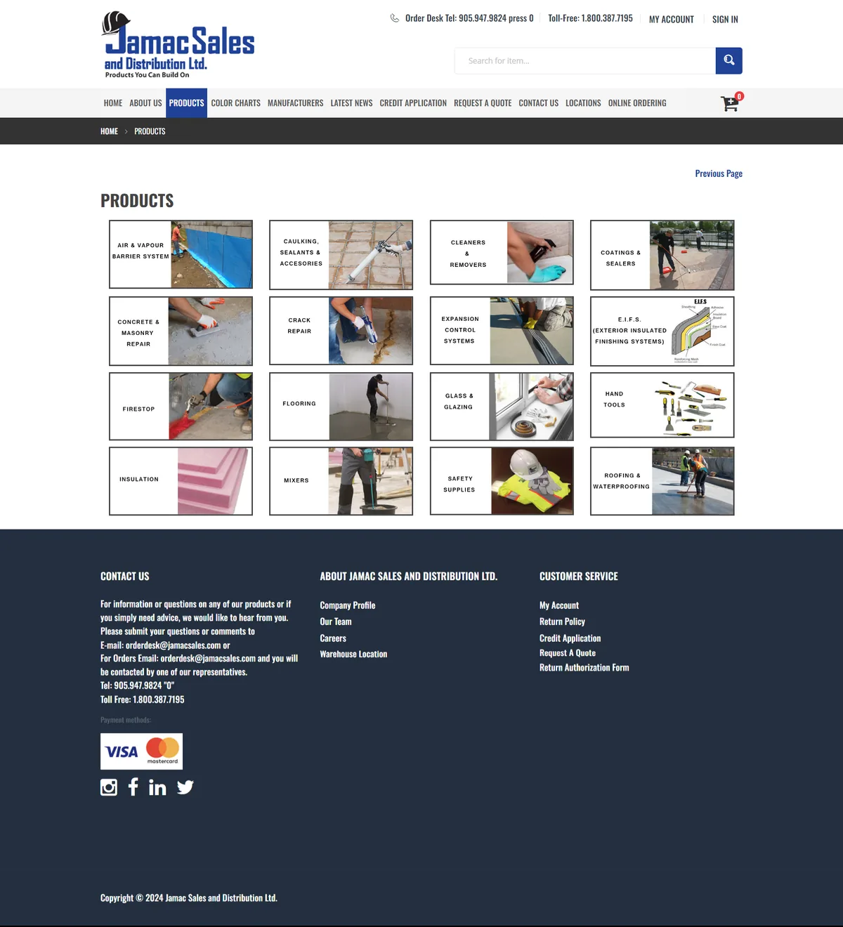 Categoryview hero screenshot — jamacsales com
