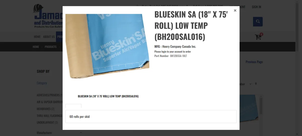 Quickview hero screenshot — jamacsales com