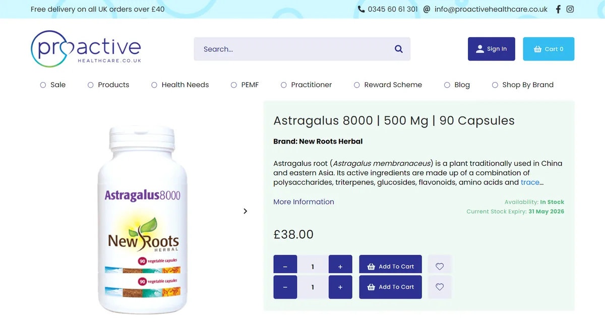 Productview hero screenshot — proactivehealthcare co uk