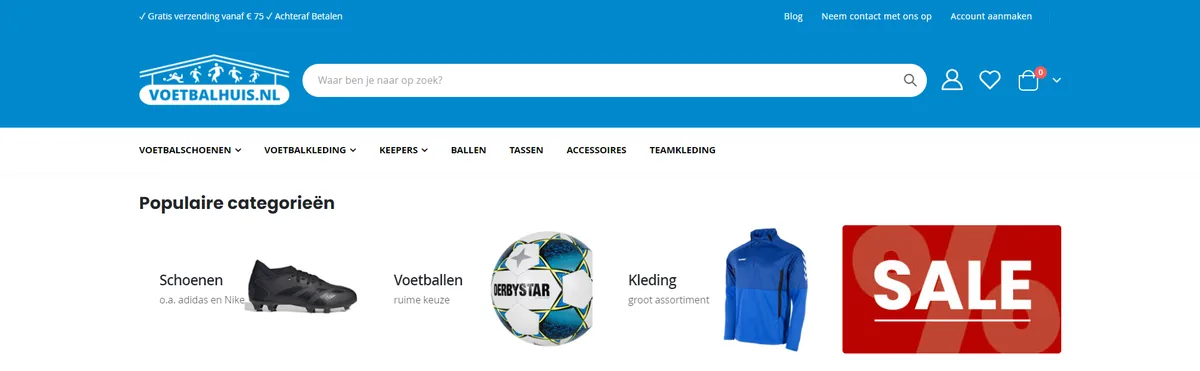 Voetbalhuis - Homepage