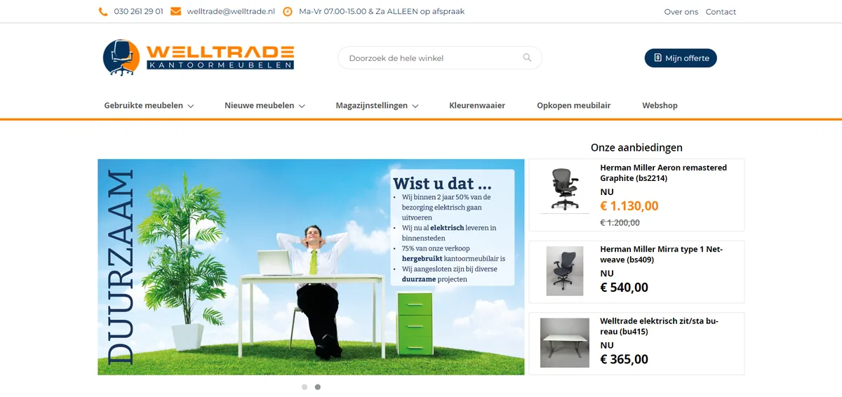 Welltrade - Homepage