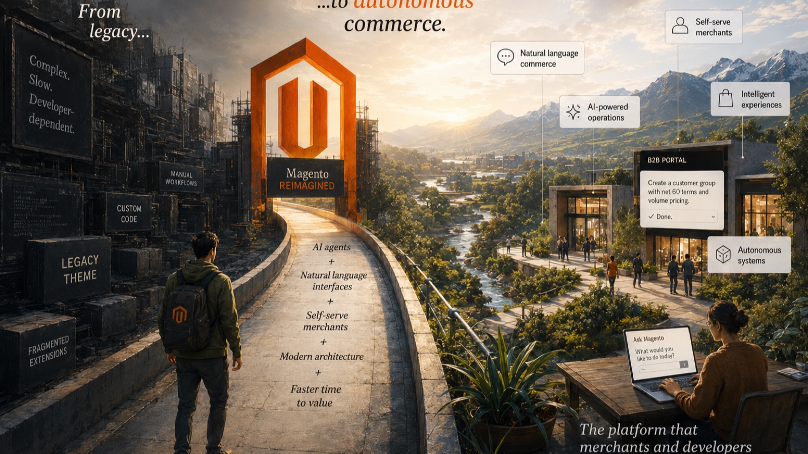 From legacy to autonomous commerce: the future of Magento after AI agents